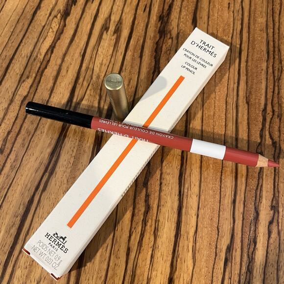 Hermes Trait D'Hermès Colour Lip Pencil 21 Rose Epicé 0.03oz. / 0.9g - Picture 1 of 4